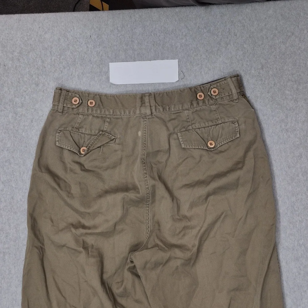 Armani Jeans Men Pants 33 Green Casual Button Fly 27